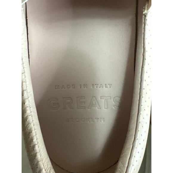 Greats Brooklyn The Wooster Leather Slip-On Sneakers Peach Pink Women’s 9.5 - Picture 5 of 7